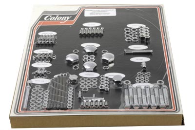 Chrome Stock Style Hardware Kit for Harley FL 1940-1947 Big Twins